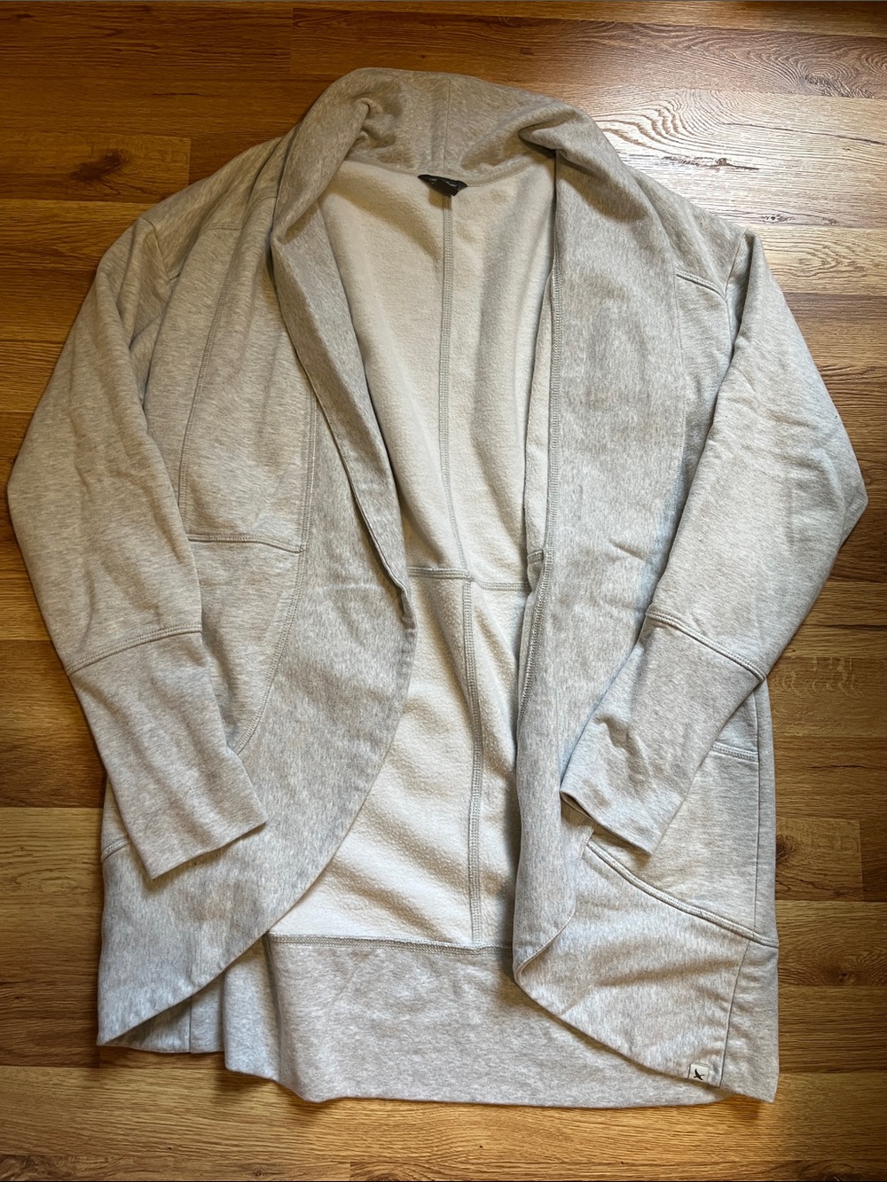Cozy Open-Front Women's Cardigan Sweater - Light Heather Gray